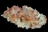 Natural, Red Quartz Crystal Cluster - Morocco #128071-1